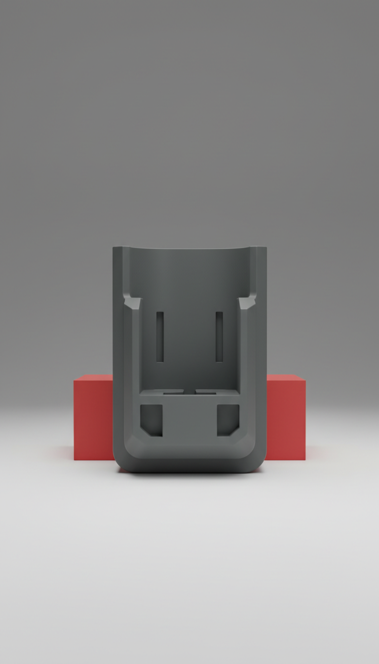 Single-Unit Molded Battery Holder